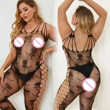 Женское сексуальное сетчатое боди, нижнее белье, эротическое прозрачное облегающее нижнее белье, женское сетчатое боди-чулки для всего тела, одежда XXS