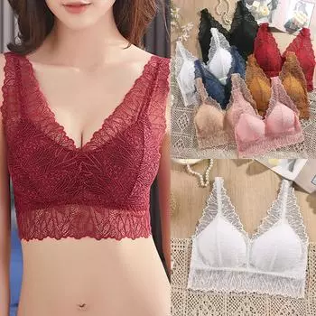 Женское сексуальное женское белье, кружевной топ на груди, красивый бюстгальтер на спине, нижнее белье one size чёрный