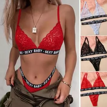 Женское сексуальное женское белье, прозрачное кружевное нижнее белье Babydoll, нижнее белье, корсет, бюстгальтер, комплект из двух предметов, экзотическая пижама S белый