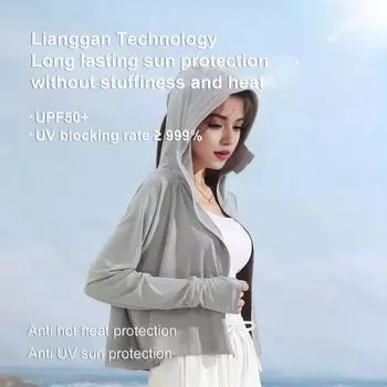 Женское солнцезащитное пальто с капюшоном на молнии и защитой лица и шеи, ледяной шелк, анти-УФ, тонкий, мягкий, дышащий, длинный армия зеленый