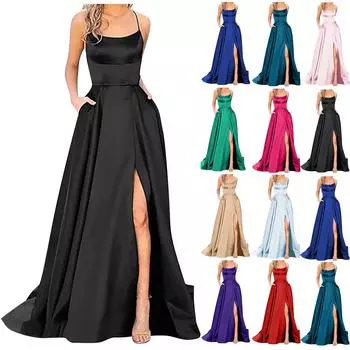 Женское сплошное длинное платье с открытыми плечами и длинными рукавами, тонкое вечернее платье с открытыми плечами XXXXL горячий розовый