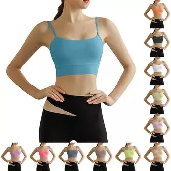 Женское спортивное нижнее белье Slim Strap Yoga Bra Vest 38