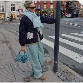 Женское стеганое пальто с вышивкой в горошек, отложной воротник, однобортное свободное женское пальто 2024 года, зимняя новая мода, женский топ XS