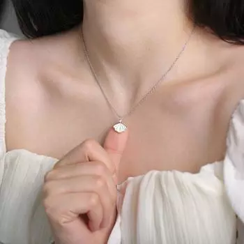 Женское свадебное украшение на шею, простое маленькое ожерелье в форме ракушки для пары, женское готическое ожерелье, подарок