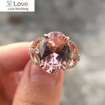 Женское сверкающее кольцо с бриллиантами из высокоуглеродистого камня, обручальные кольца для женщин, ювелирные украшения, помолвочное кольцо для девушки, подарок 8