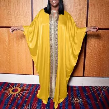 Женское свободное платье большого размера с v-образным вырезом и длинным рукавом с принтом Бэтмена 3XL ярко-розовый