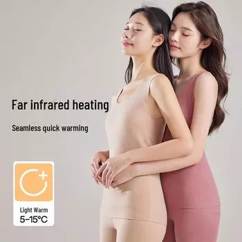 Женское термобелье из плотного бархата, бесшовный жилет из шелка и кашемира - осенне-зимний топ XL