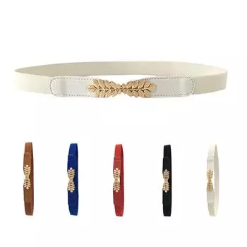 Женское тонкое модное поясное платье с тонким блестящим тощим кожаным платьем для женщин чёрный