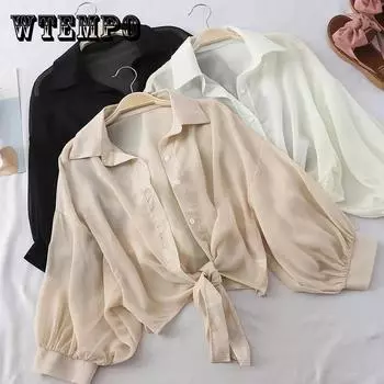 Женское тонкое шифоновое короткое пальто, летний жилет с юбкой и кардиганом, юбкой на подтяжках и тонкой шалью на шнуровке S серый