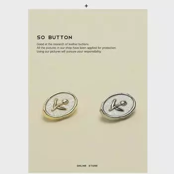 Женское твидовое пальто Esstudi: Свитер с металлическими пуговицами «Овальный тюльпан»