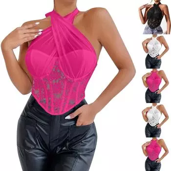 Женское ультра-жесткое корректирующее белье Waist Trainer Body Shaper Underbust Frosted Texture Slimmer Nipper L чёрный