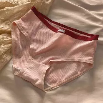 Женское ультратонкое нижнее белье из чистого хлопка, антибактериальное, со средней талией, сексуальные, подтягивающие ягодицы, удобные женские трусы большого размера XL чёрный