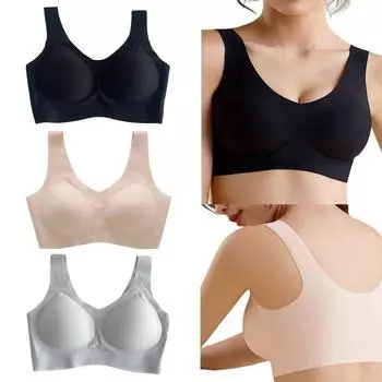 Женское универсальное тонкое нижнее белье с фиксированной чашкой, удобный спортивный бюстгальтер без косточек, красивый жилет, стильный бюстгальтер M