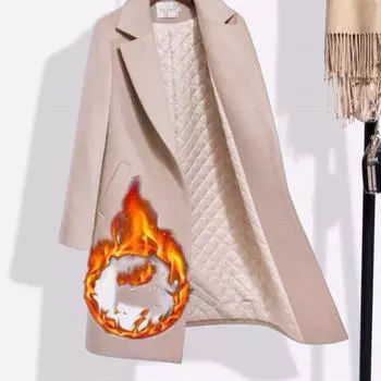 Женское утолщенное свободное пальто зимнее пальто теплое пальто уличное ветрозащитное теплое пальто 3XL