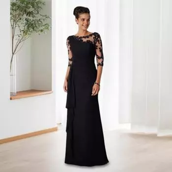 Женское вечернее платье из прозрачной сетки в стиле пэчворк с короткими рукавами, облегающее покроем, цветочная вышивка S вино красного