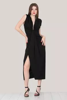 Женское вечернее платье миди длины