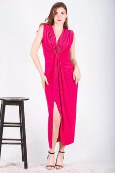 Женское вечернее платье миди длины