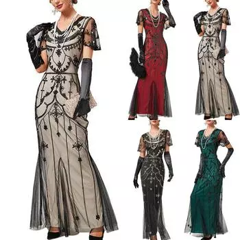 Женское вечернее сексуальное платье, модное однотонное платье с блестками и бахромой XS