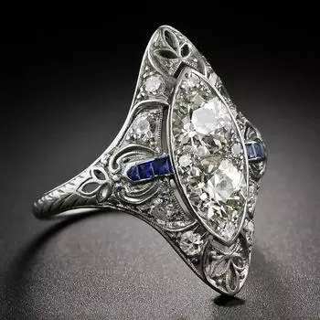 Женское винтажное кольцо с цирконом S925 из серебра Aaa, обручальное кольцо, свадебный подарок, ювелирное кольцо 8