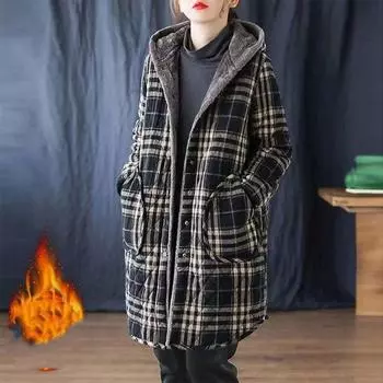 Женское зимнее длинное теплое пальто, винтажная свободная верхняя часть, однотонная куртка с длинным рукавом 5XL