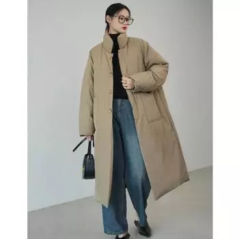 Женское зимнее хлопковое пальто средней длины, модное свободное хлопковое пальто, куртка в стиле вестерн, свободное пальто L чёрный