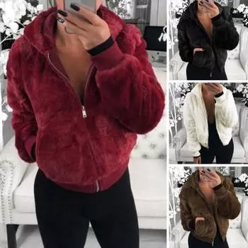 Женское зимнее пальто, однотонное, с рукавами-молниями, кардиган, длинный, с капюшоном, толстый, теплый, с застежкой-молнией XL чёрный