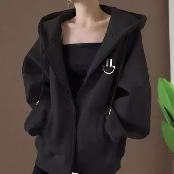 Женское зимнее пальто с капюшоном и боковыми карманами, толстая плюшевая подкладка, застежка-молния, затягивающийся шнурок, верхняя одежда с длинным рукавом, ветрозащитная, сохраняющая тепло куртка для активного отдыха серый