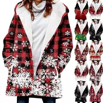 Женское зимнее пальто, теплое мохнатое пуховое пальто с капюшоном и пуговицами, куртка XL чёрный