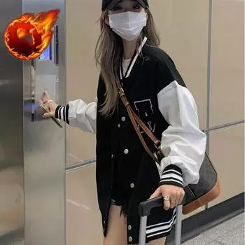 Женское зимнее утолщенное свободное стеганое пальто на пуговицах с разделом «Сто лет», большие размеры, теплая удобная куртка, топы 3XL