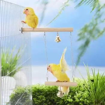 Жердочка для птиц из натурального дерева, подставка для птиц, ветка, игрушка для лазанья попугая, жевательная палочка, клетка, аксессуары для неразлучников, корелл, волнистых попугайчиков S