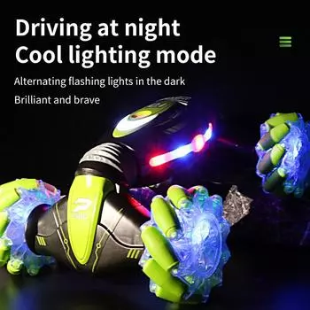 Жест Индукционные часы с дистанционным управлением Машина с поворотом и изменением положения автомобиля Пульт дистанционного управления для скалолазания Внедорожник Игрушка с дистанционным управлением оранжевый