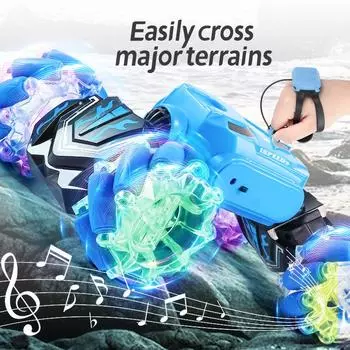 Жест Индукция Твист Машина Деформация Автобот Модель Деформация Игрушки Для Детей Blue-29cm