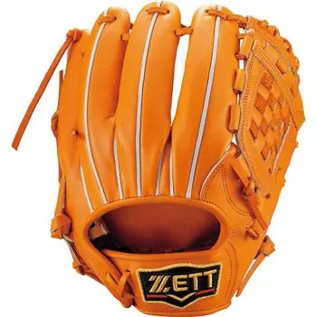 Жесткая бейсбольная перчатка ZETT Prostatus Sosuke Genda Player Type Right Throw оранжевая 4 Сделано в Японии BPROG566 (Перчатка) Второй/Короткий (5600) Размер оранжевый
