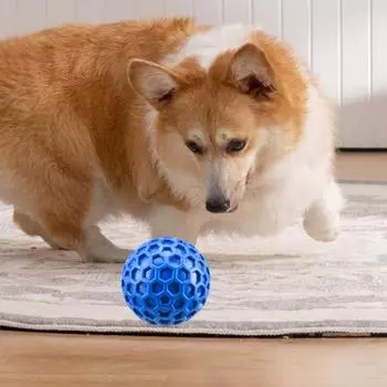 Жесткая игрушка для жевания собак Неразрушимый жевательный мяч для собак для агрессивных любителей жевать интерактивный оранжевый