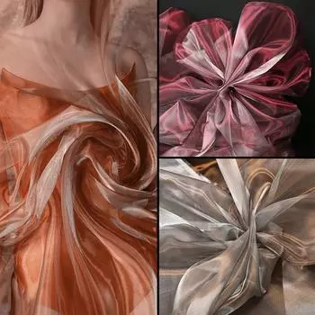 Жесткая сетчатая марлевая ткань с имитацией металла, пышная юбка, поддерживающая декоративная фатиновая ткань для самостоятельного шитья сценического костюма 50x140cm