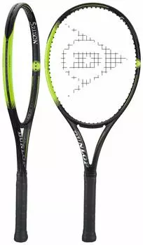 Жесткая теннисная ракетка DUNLOP SX 300 G2 DS22001 черная x желтая (только рамка)