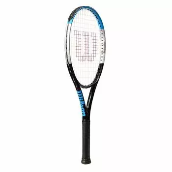 Жесткая теннисная ракетка Wilson Kei Nishikori, модель ULTRA TOUR TEAM WR038611S2, размер рукоятки 2 [только оправа] ЧЕРНЫЙ/СЕРЕБРИСТЫЙ/СИНИЙ