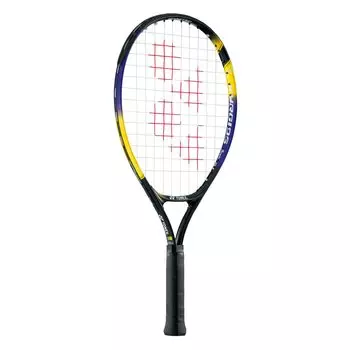 Жесткая теннисная ракетка YONEX Kyrgios Player, модель Kyrgios Junior 21 01NKJ21G G03 (кишки напряжены) Желтый/Темно-синий (392)