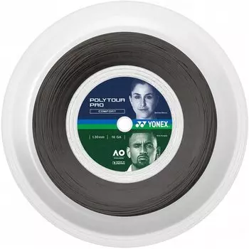 Жесткая теннисная струна YONEX Polytour Pro 130 200м Графит PTP130R2 (278) 1,30 мм