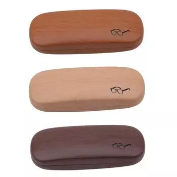 Жесткие очки под дерево, футляр для очков, защитная сумка для солнцезащитных очков, держатель для коробки кофейный