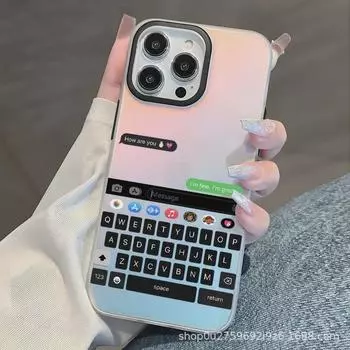 Жесткий чехол Aurora White для iPhone 15 Pro, 14, 13, 12, 11, Xs Max, XR/X. iPhone 11