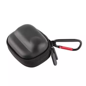 Жесткий чехол для экшн-камеры с местом для хранения селфи-стика, портативная защитная сумка для хранения для Insta360 чёрный