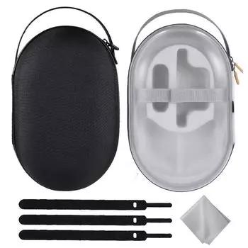 Жесткий чехол для гарнитуры Apple Vision Pro VR, защитный чехол для путешествий, ударопрочная портативная сумка для хранения, устойчивая к царапинам, сумка чёрный
