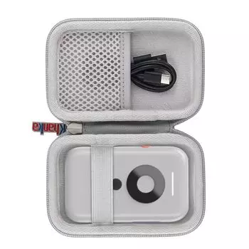 Жесткий чехол для хранения XREAL Air Beam с защитой от царапин, совместимый с ремешком XREAL Beam [Khanka Case], прочный, пыленепроницаемый, (только случай) белый