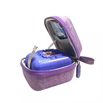 Жесткий чехол для игровой консоли Защитная сумка Чехол для игровой консоли Устройства с защитой от царапин Аксессуары Ударопрочный ударопрочный чехол из ЭВА фиолетовый