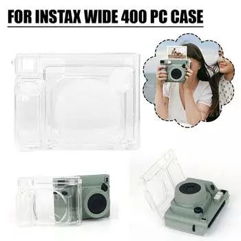 Жесткий чехол для Instax WIDE 400 Прозрачный чехол для камеры Защитный чехол Корпус Crystal A Q7V5 Transprent-For Instax wide 400