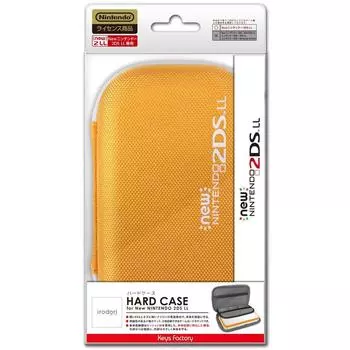 Жесткий чехол для New Nintendo 2DS LL светло-оранжевый