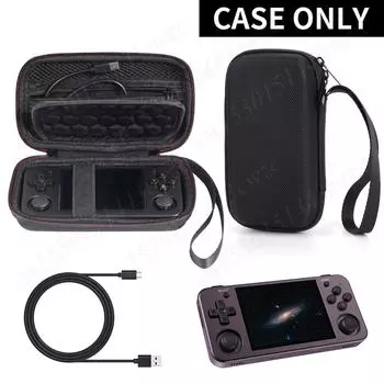 Жесткий чехол для переноски Anbernic RG35XX H/RG353M, ударопрочная сумка для хранения игр, защитный чехол от царапин