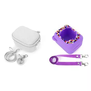 Жесткий чехол для переноски EVA, ударопрочный, совместимый с виртуальным электронным питомцем BITZEE (Светло-серый)