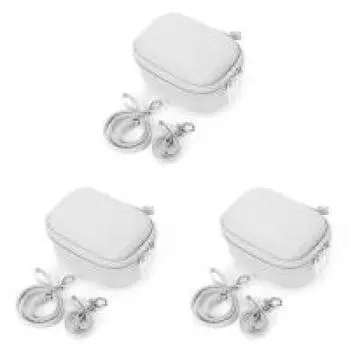 Жесткий чехол для переноски EVA, ударопрочный, совместимый с виртуальным электронным питомцем BITZEE (Светло-серый)